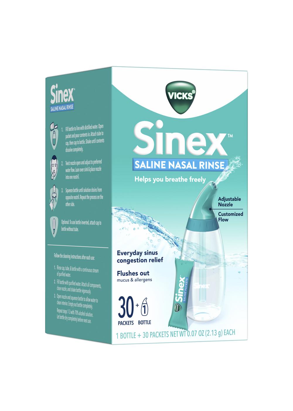 Vicks Sinex Saline Nasal Rinse Kit; image 4 of 4