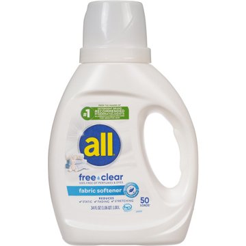 all Free Clear HE Fabric Softener 50 Loads