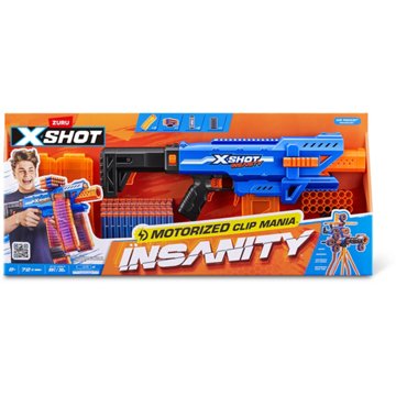 Zuru XSHOT Insanity Motorized Clip Mania Dart Blaster