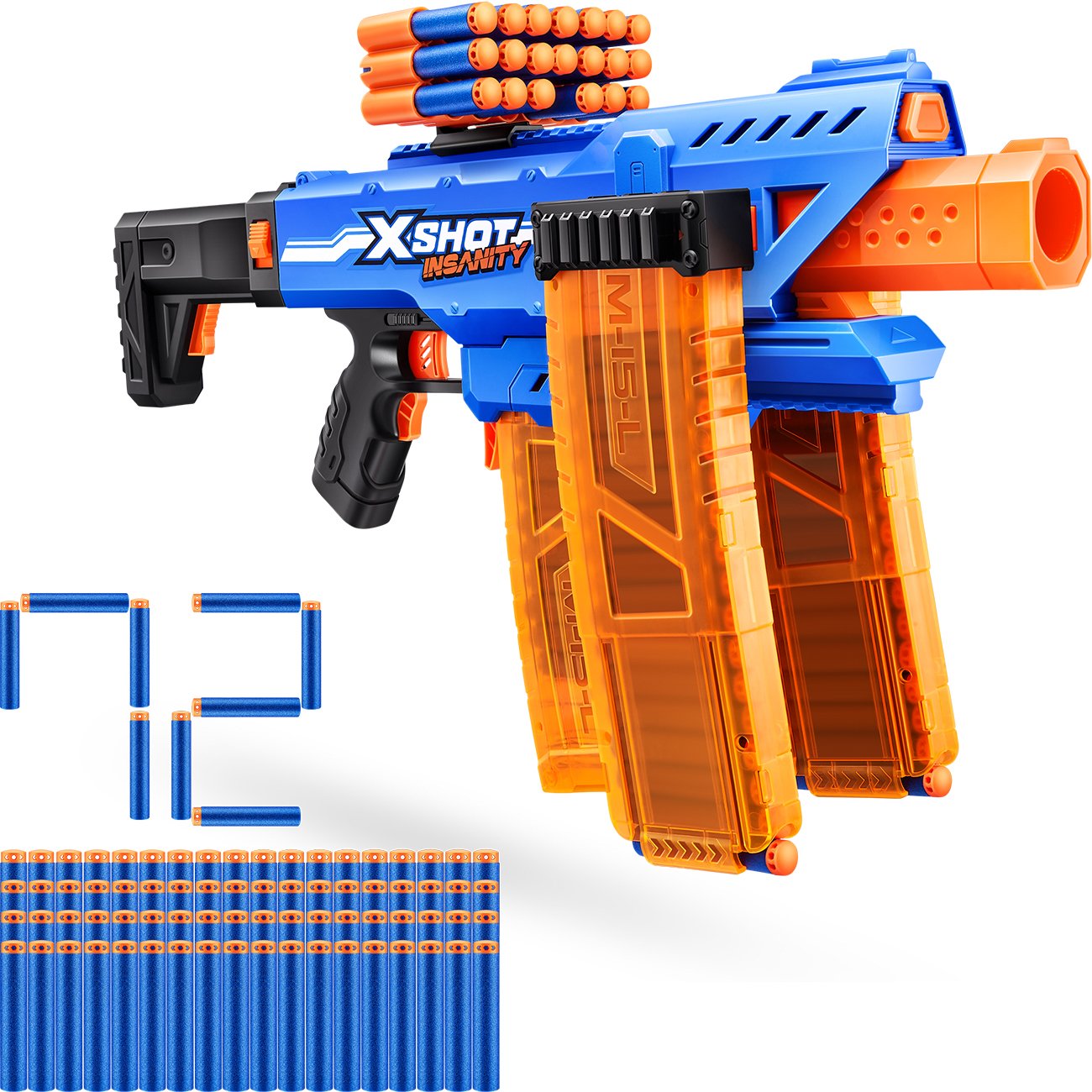 Zuru XSHOT Insanity Motorized Clip Mania Dart Blaster - Shop
