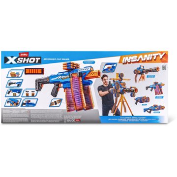 Zuru XSHOT Insanity Motorized Clip Mania Dart Blaster