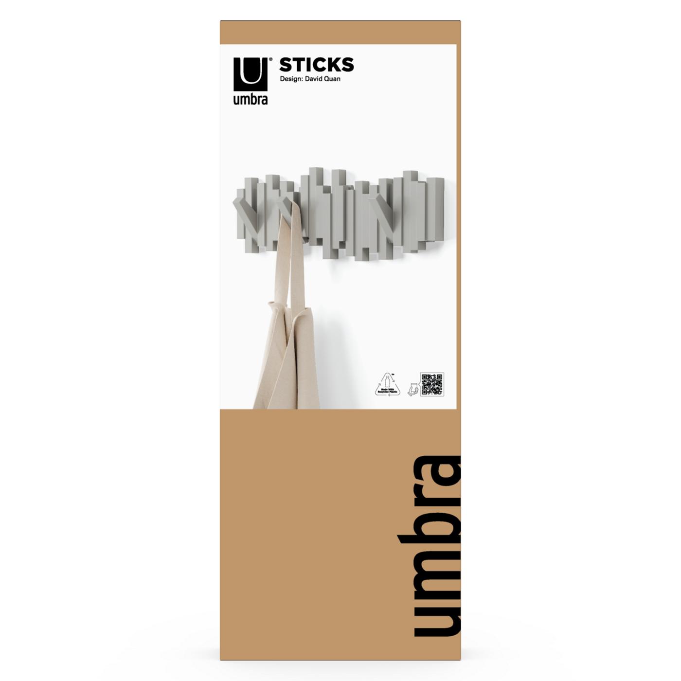 Umbra Sticks Multi Wall Hook - Grey; image 1 of 5