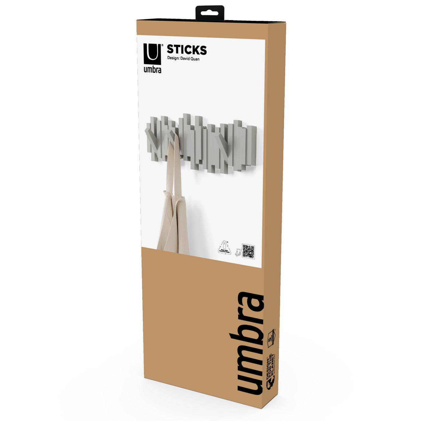 Umbra Sticks Multi Wall Hook - Grey; image 4 of 5