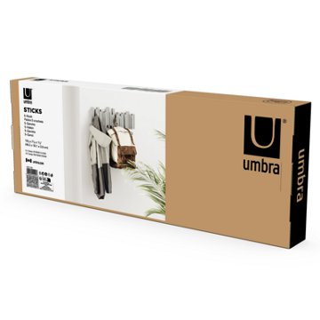 Umbra Sticks Multi Wall Hook - Grey, 7" x 19.5"