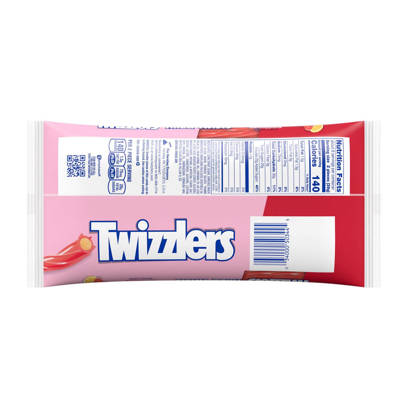 Twizzlers Filled Twists Pink Lemonade Licorice Candy; image 3 of 4