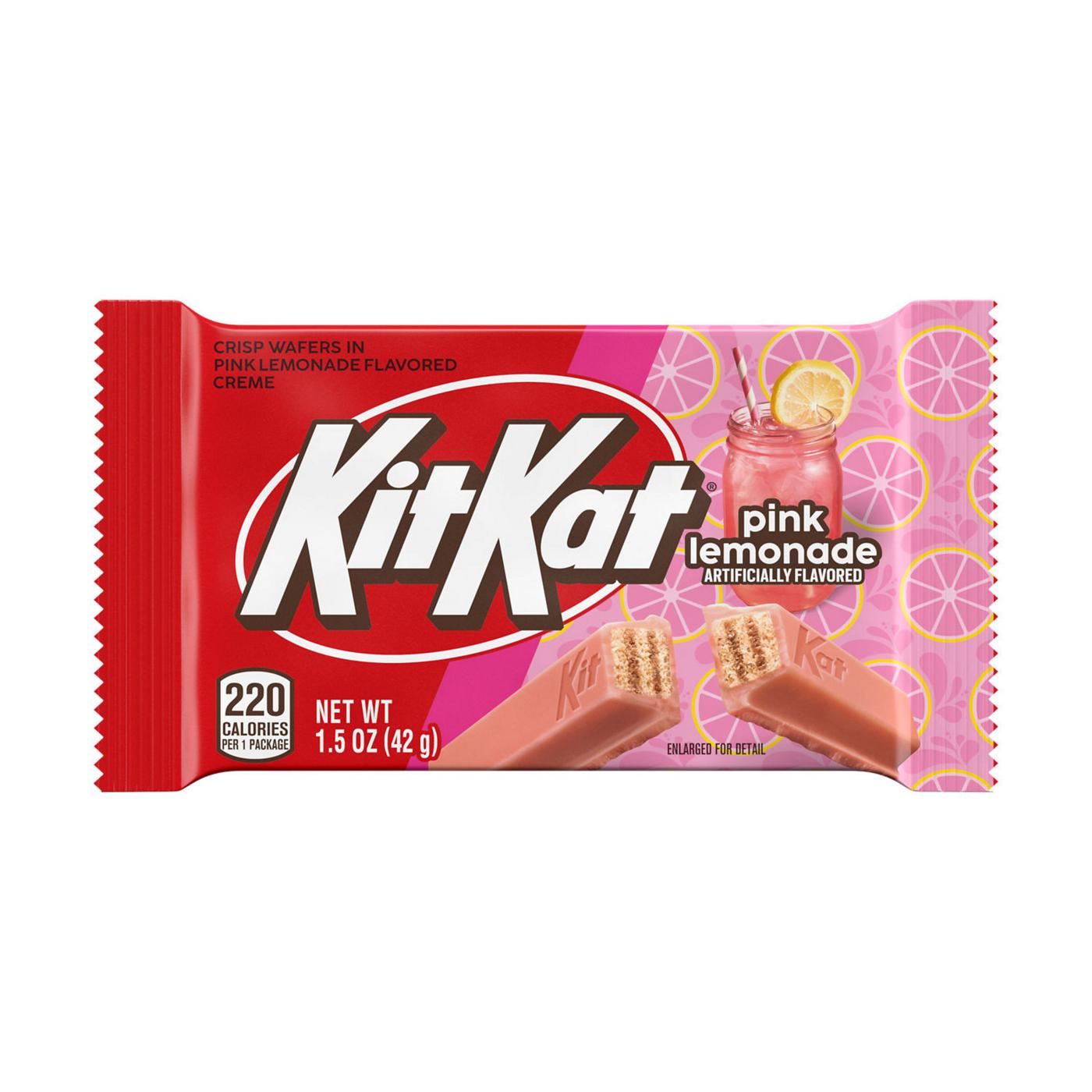 Kit Kat Pink Lemonade Wafer Candy; image 1 of 3