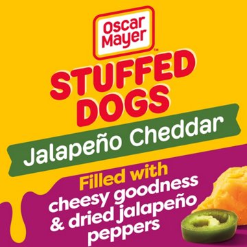 Oscar Mayer Jalapeo Cheddar Stuffed Hot Dogs, 16 oz