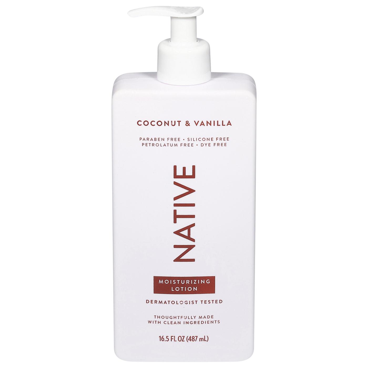 Native Moisturizing Lotion - Coconut & Vanilla; image 1 of 3