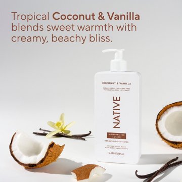 Native Moisturizing Lotion - Coconut & Vanilla, 16.5 oz