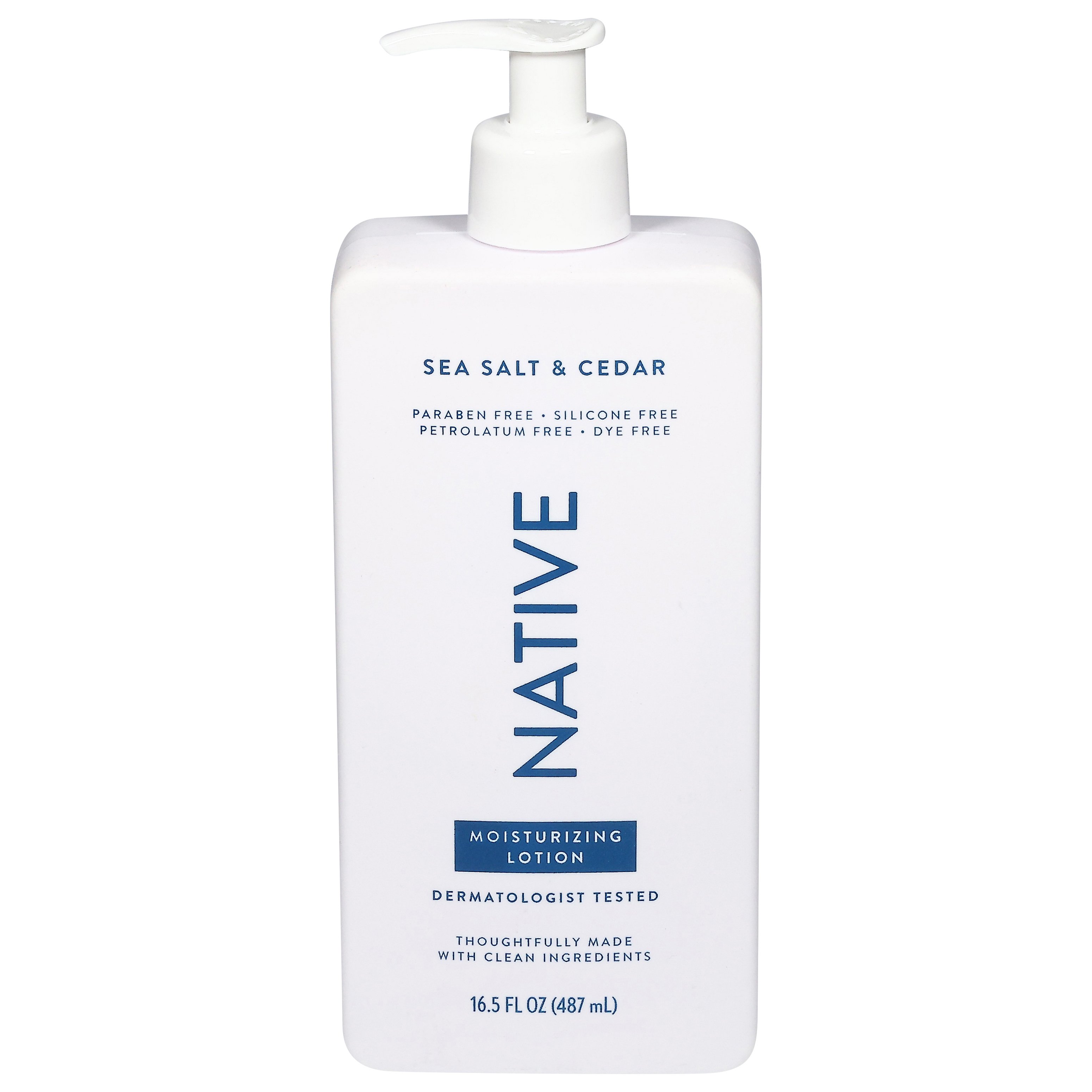 Native moisturizing lotion sea salt cedar shop body lotion at h e b