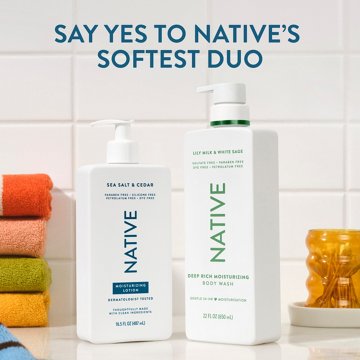 Native Moisturizing Lotion - Sea Salt & Cedar
