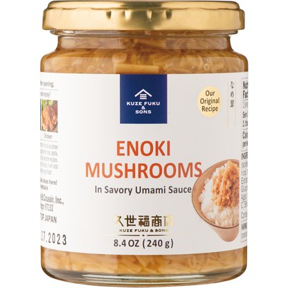 Kuze Fuku & Sons Enoki Mushrooms in Savory Umami, 8.4 oz | Central