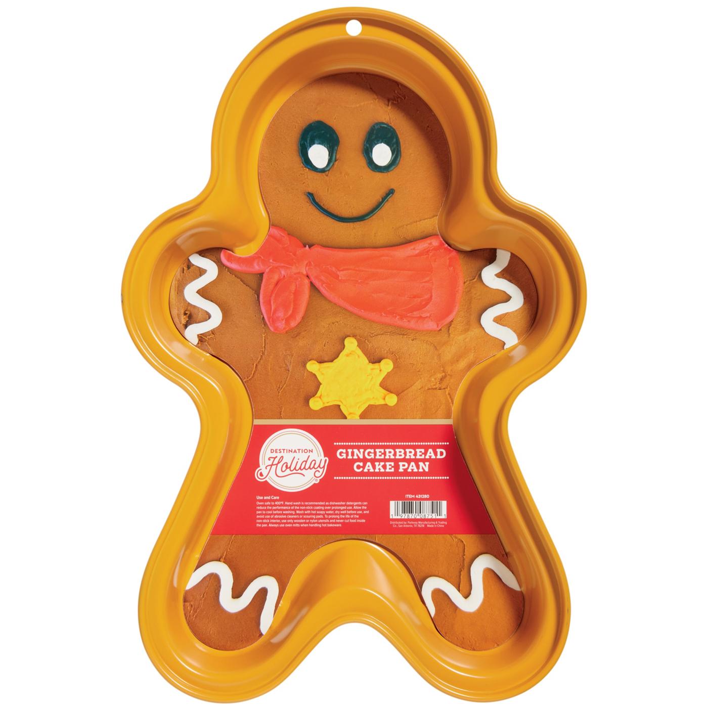 Destination Holiday Gingerbread Christmas Cake Pan; image 1 of 2