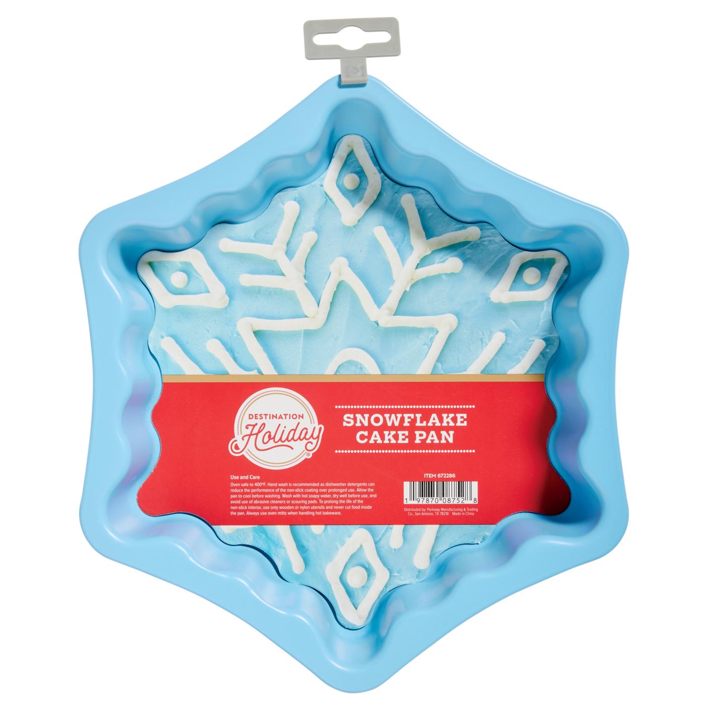 Destination Holiday Snowflake Christmas Cake Pan; image 1 of 2