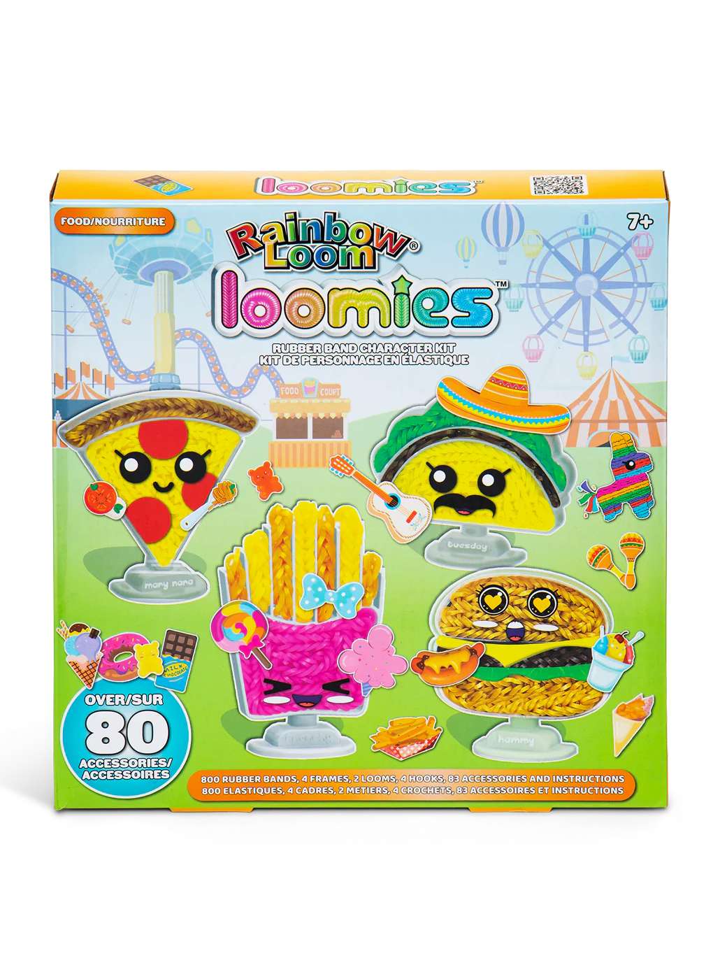 Rainbow Loom Food Loomies Rubber Band Character Kit; image 1 of 5