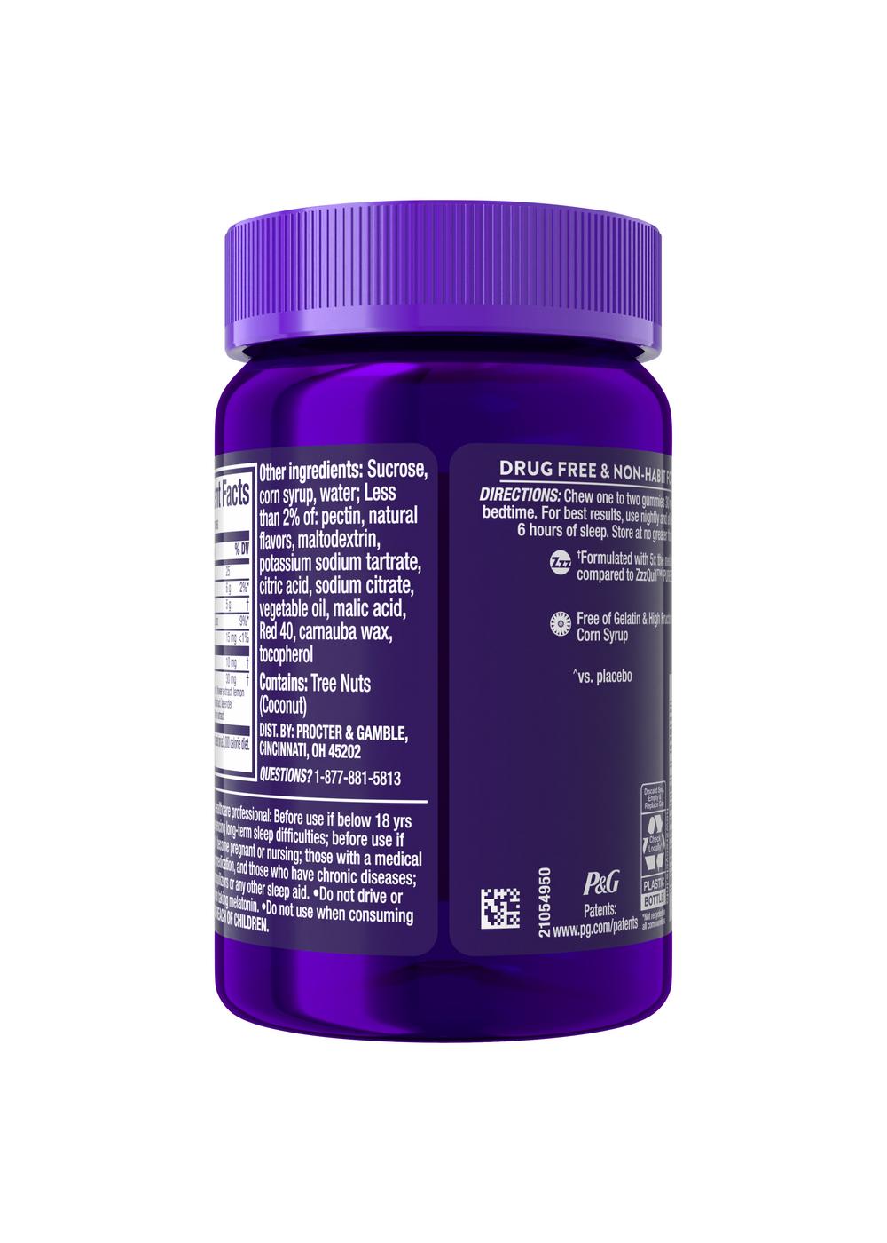 Vicks ZzzQuil Pure Zzzs Advanced Melatonin Gummies - 10 mg; image 7 of 8