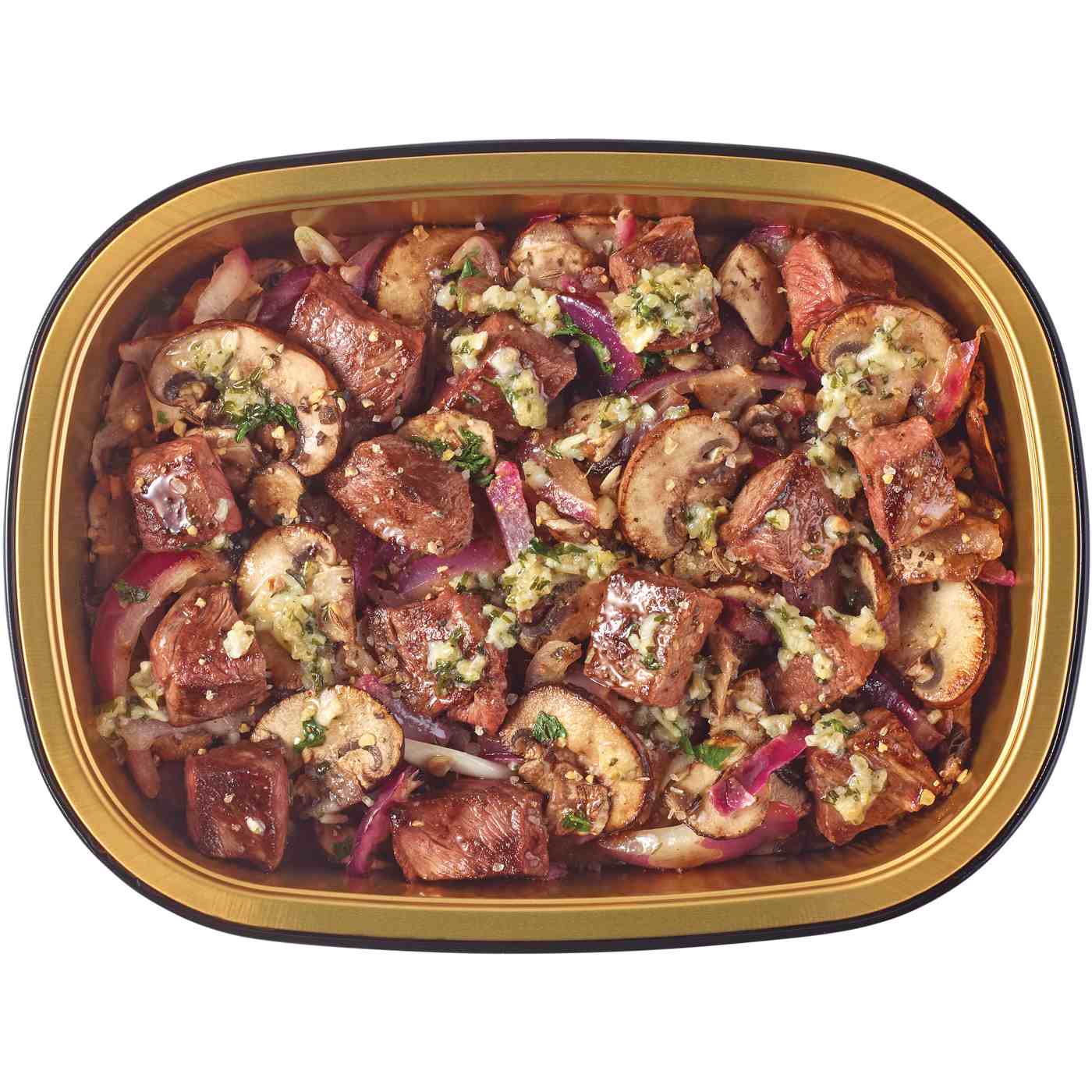 Meal Simple by H-E-B American-Style Wagyu Beef Tips, Onion & Mushrooms; image 2 of 4