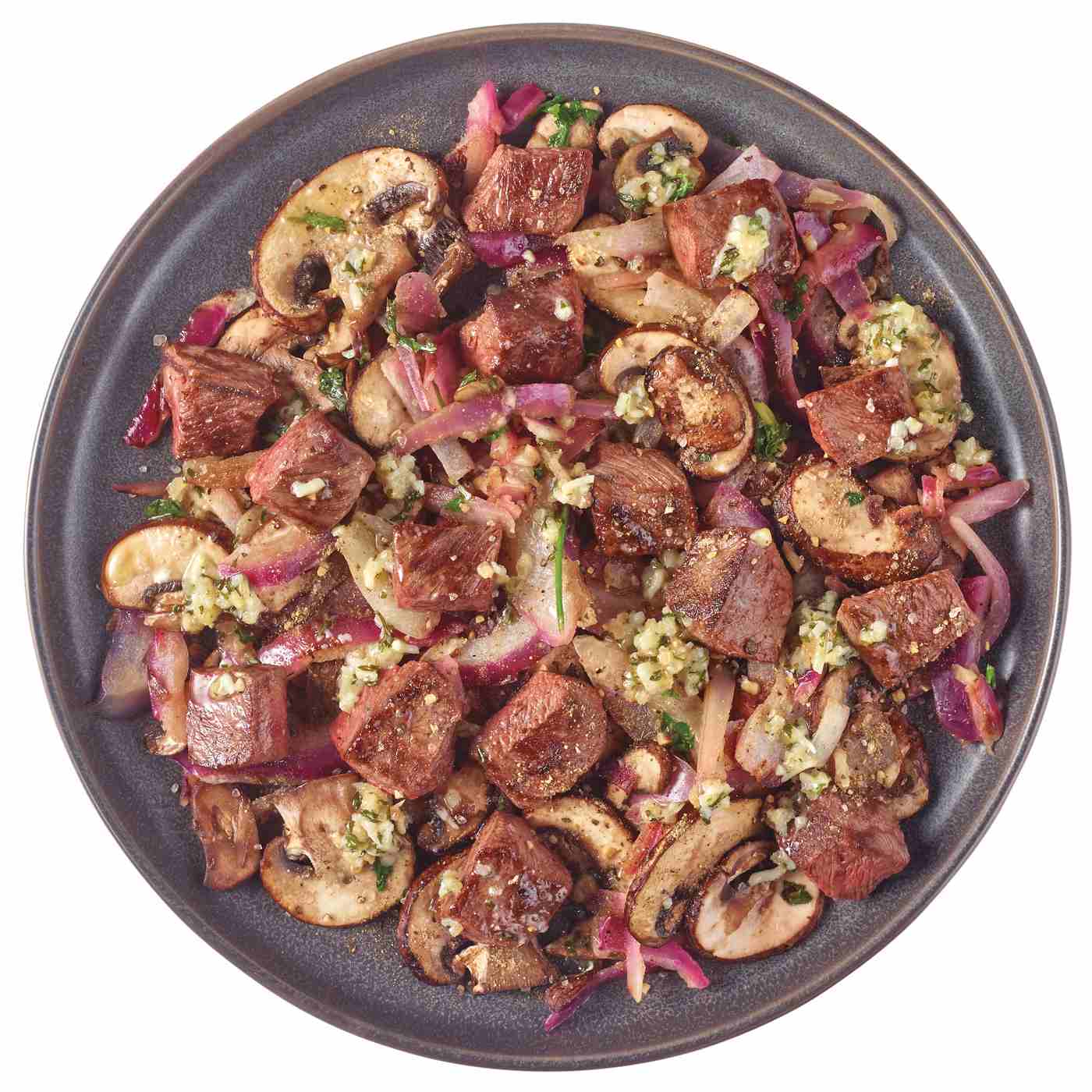 Meal Simple by H-E-B American-Style Wagyu Beef Tips, Onion & Mushrooms; image 3 of 4