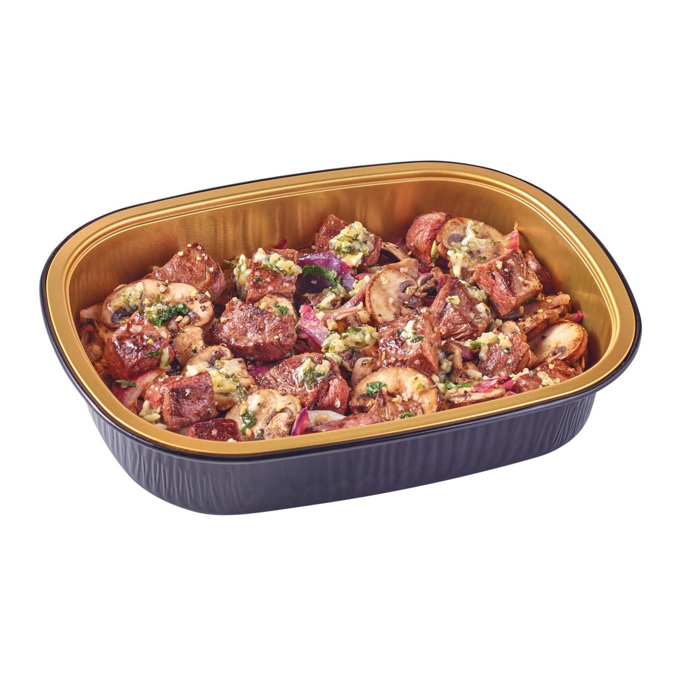 Meal Simple by H-E-B American-Style Wagyu Beef Tips, Onion & Mushrooms; image 4 of 4