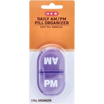 H-E-B Daily AM & PM Pill Organizer