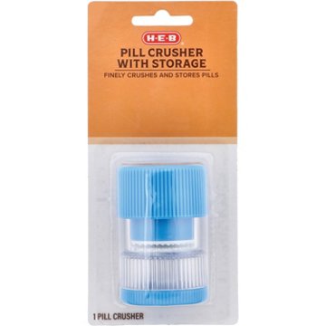 H-E-B Pill Crusher with Storage - Assorted Colors