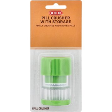 H-E-B Pill Crusher with Storage - Assorted Colors