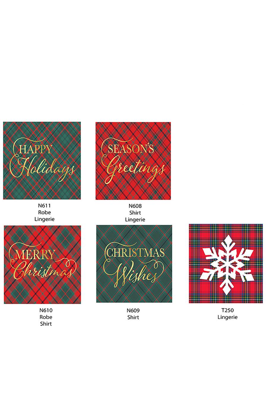 Red Point Assorted Christmas Gift Boxes - Red Plaid; image 2 of 2