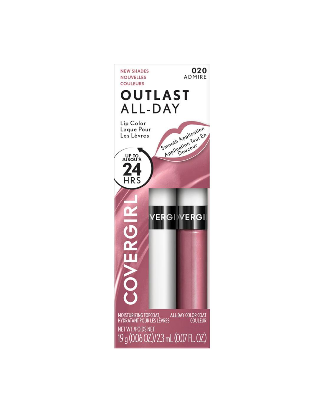 Cover Girl Outlast All-Day Lipcolor - 020 Admire; image 1 of 5