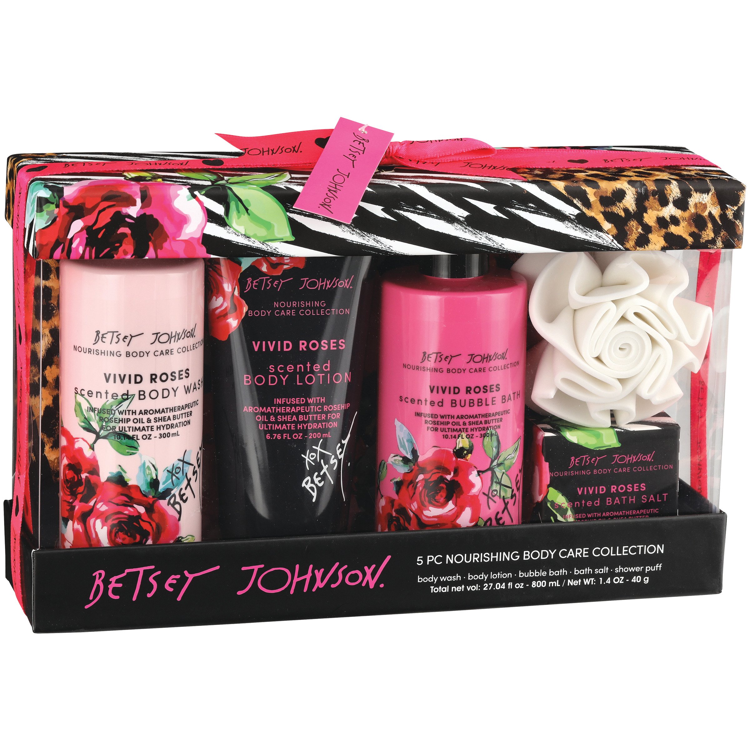 Betsey Johnson Women's 5 Piece Body Care Gift Set outlets