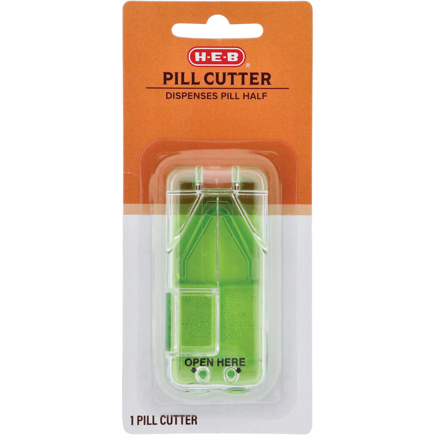 H-E-B Clear Pocket Pill Cutter - Shop Pill cutters & organizers at H-E-B