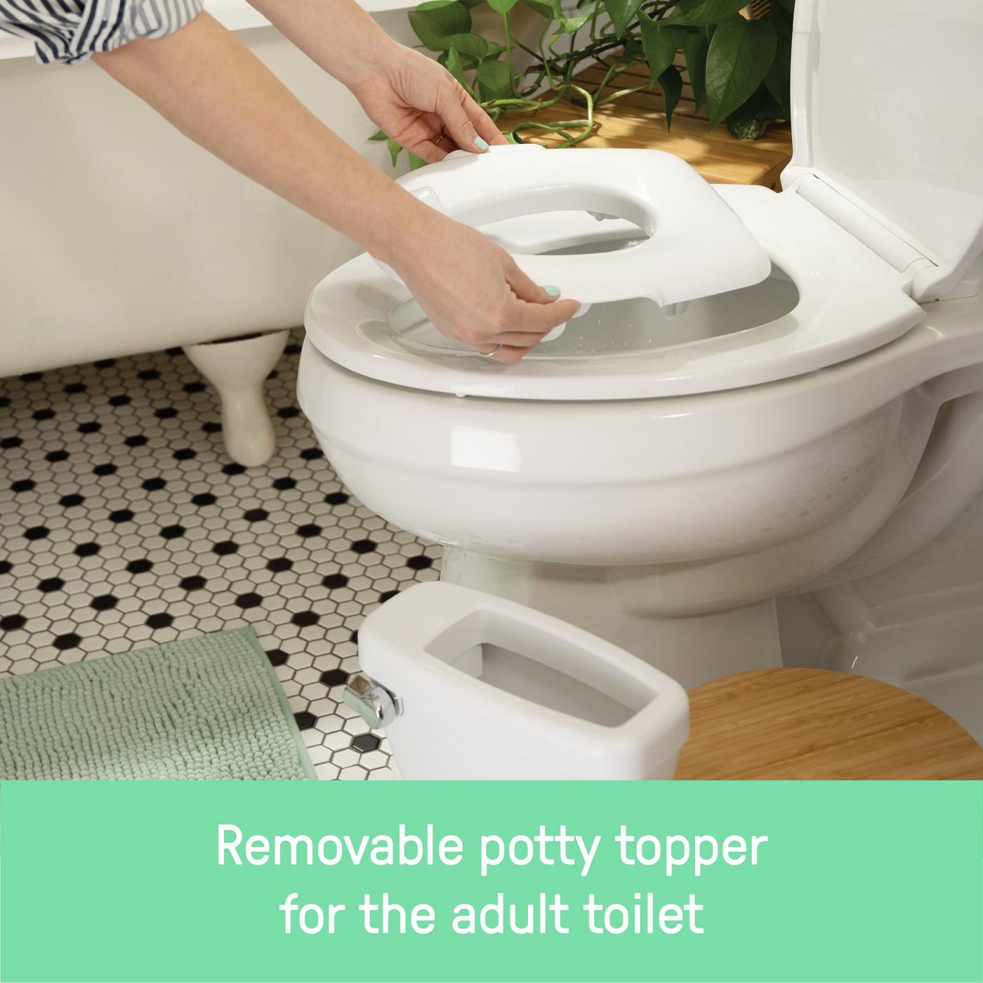 Summer by Ingenuity My Size Potty Pro 2-in-1 Potty Training System - White; image 3 of 5