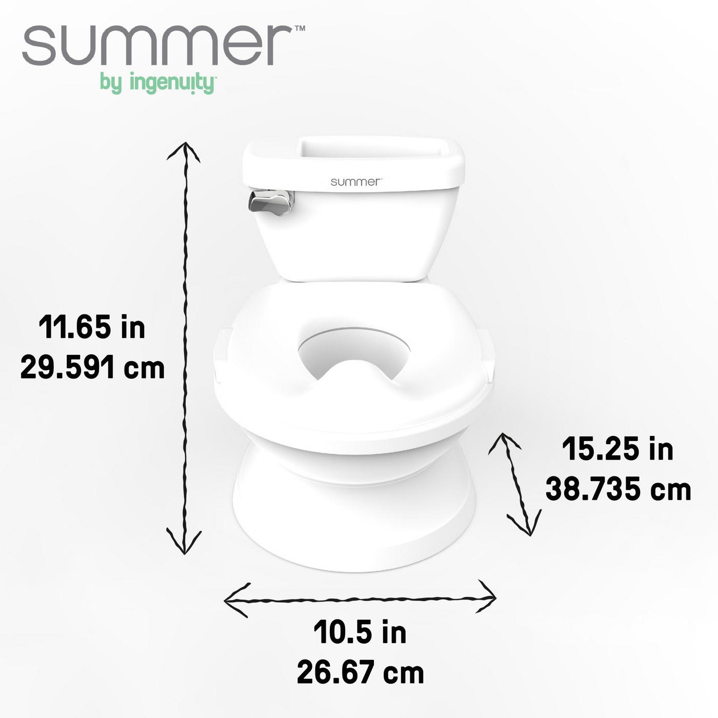 Summer by Ingenuity My Size Potty Pro 2-in-1 Potty Training System - White; image 5 of 5