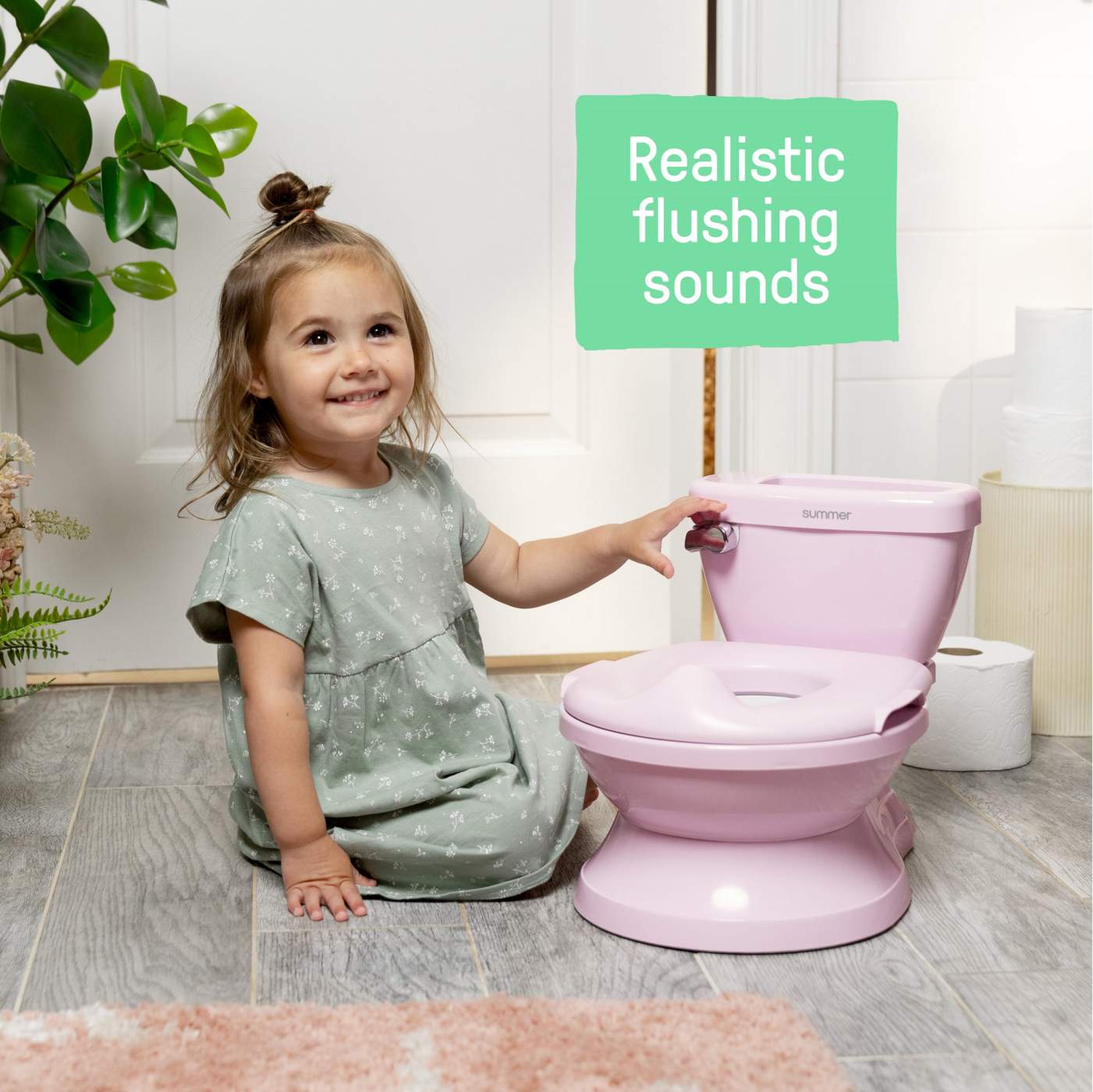 Summer by Ingenuity My Size Potty Pro 2-in-1 Potty Training System - Pink; image 3 of 5