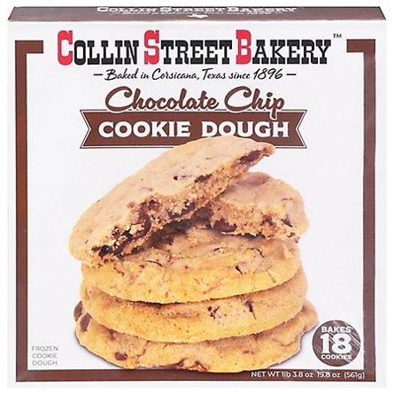 Collin Street Bakery Chocolate Chip Cookie Dough, 19.8 oz | Central ...