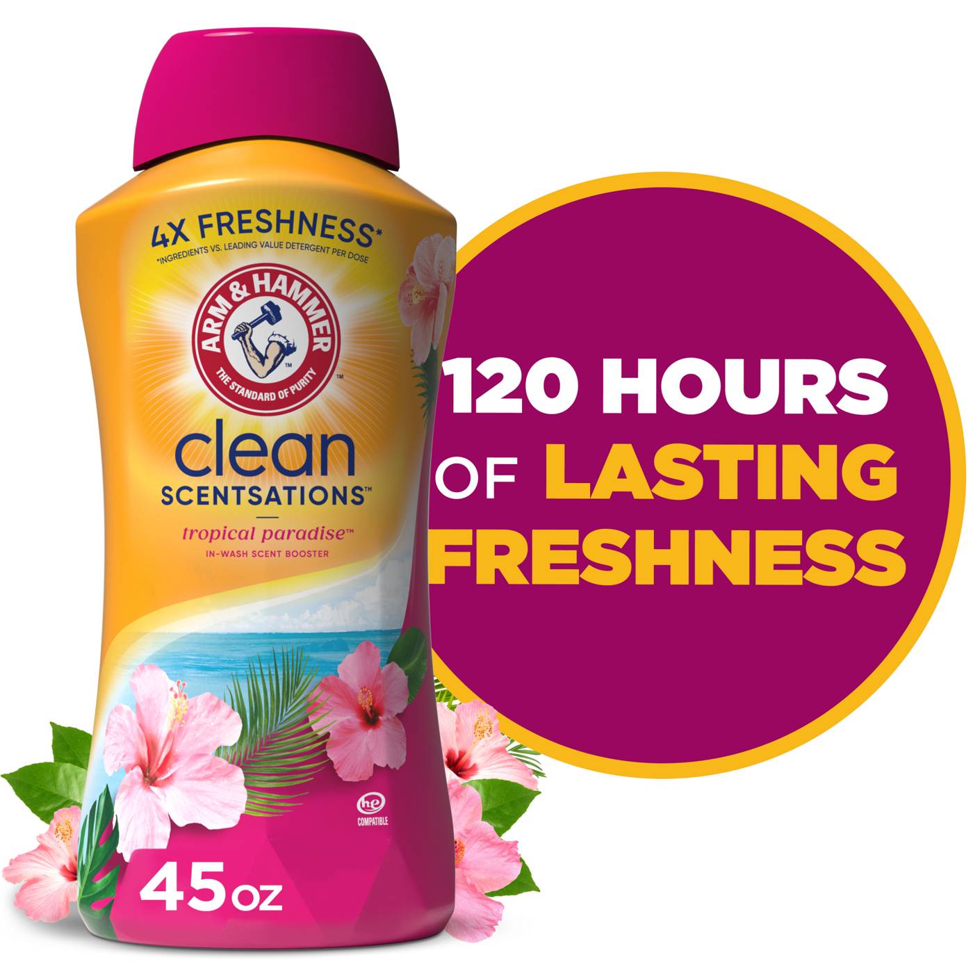 Arm & Hammer Clean Scentsation In-Wash Scent Booster Beads - Tropical Paradise ; image 12 of 13