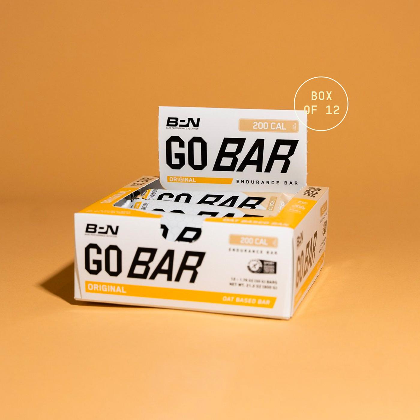Bare Performance Nutrition Go Bar Oat-Based Endurance Bars - Original ...