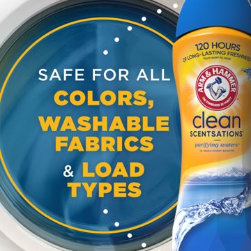 Arm & Hammer Clean Scentsation In-Wash Scent Booster Beads - Purifying Waters, 45 oz