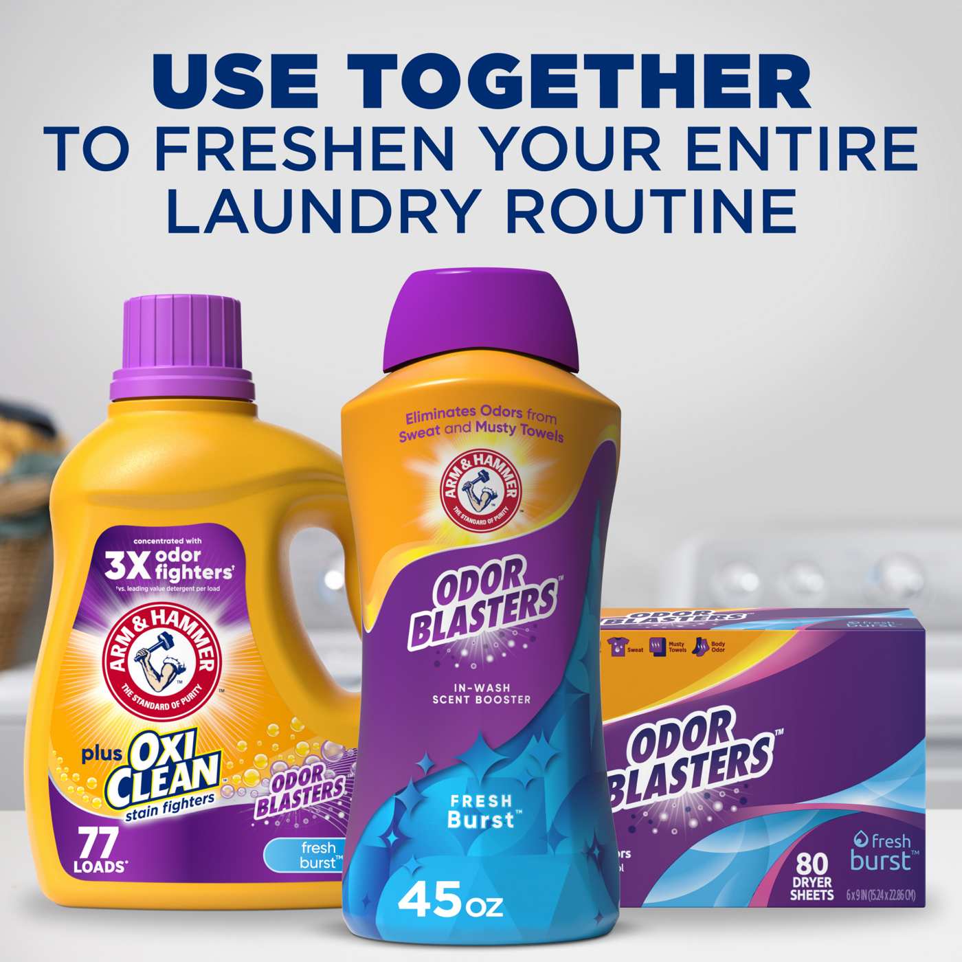 Arm & Hammer Odor Blasters In-Wash Scent Booster Beads - Fresh Burst; image 12 of 12