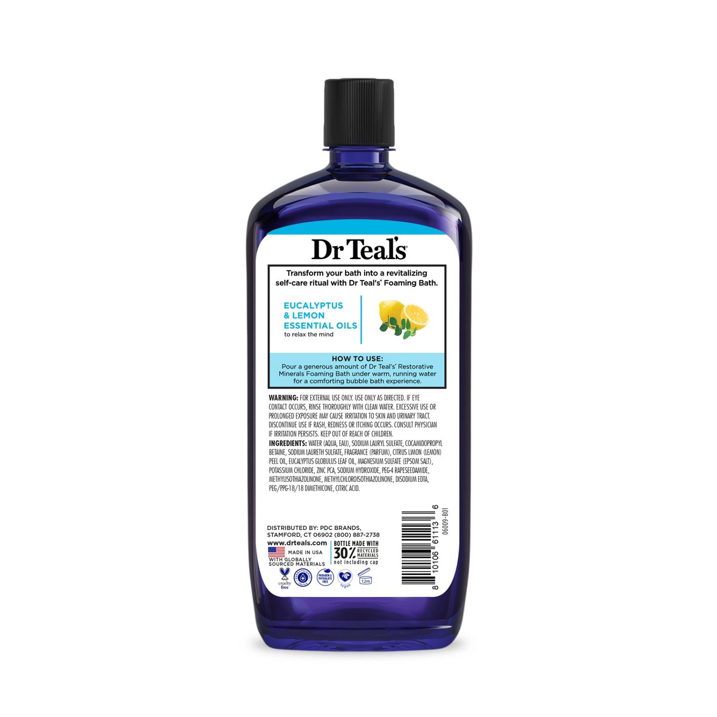 Dr Teal's Foaming Bath Pure Epsom Salt - Restorative Minerals with Magnesium; image 2 of 2