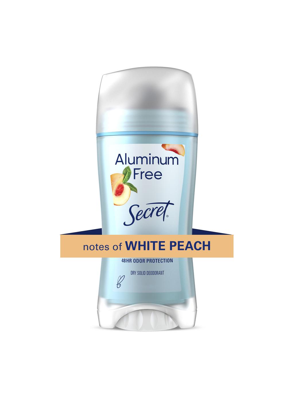 Secret 48 Hr Aluminum Free Deodorant - White Peach; image 3 of 8