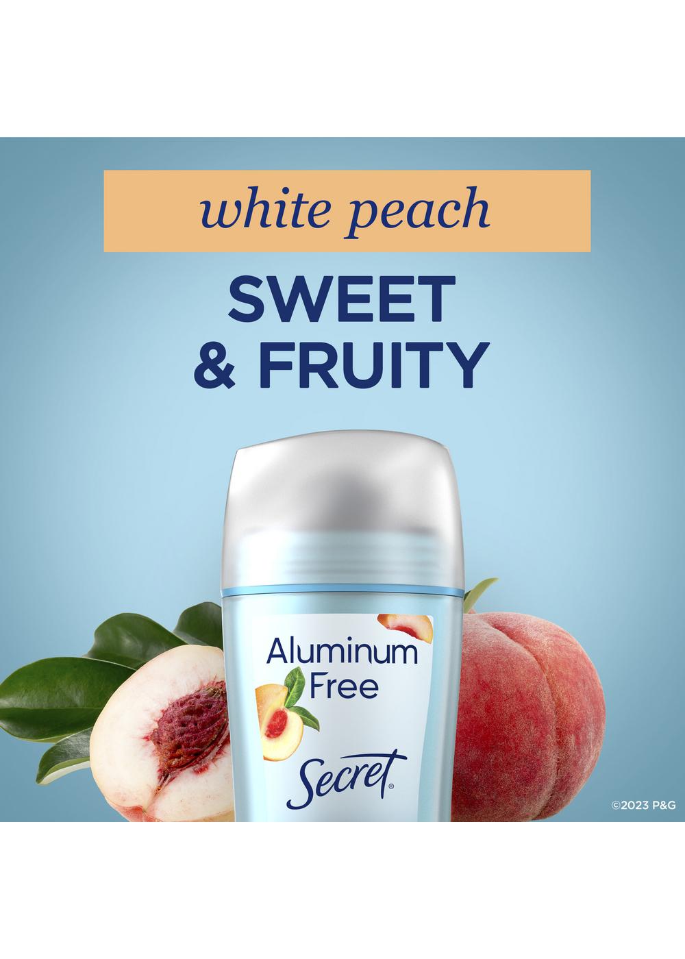 Secret 48 Hr Aluminum Free Deodorant - White Peach; image 6 of 8