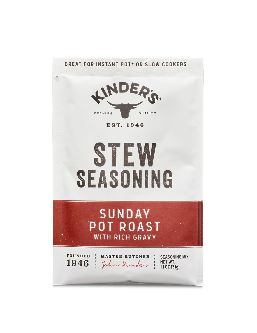 Kinder's Stew Seasoning - Sunday Pot Roast ; image 1 of 5