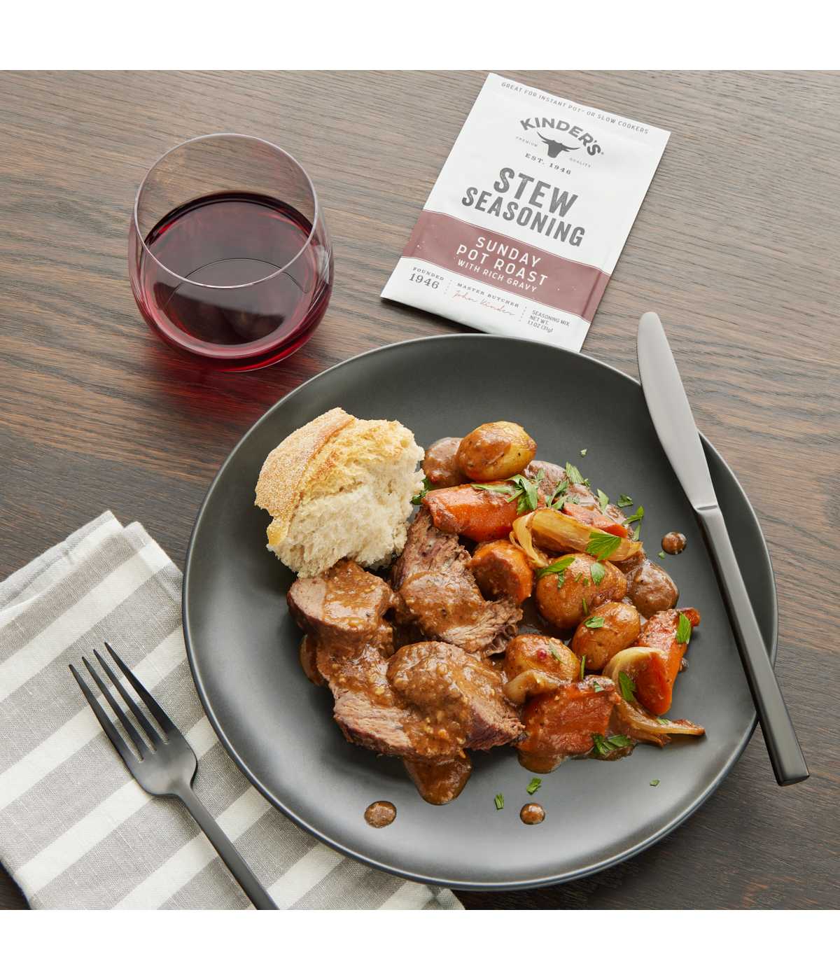 Kinder's Stew Seasoning - Sunday Pot Roast ; image 5 of 5