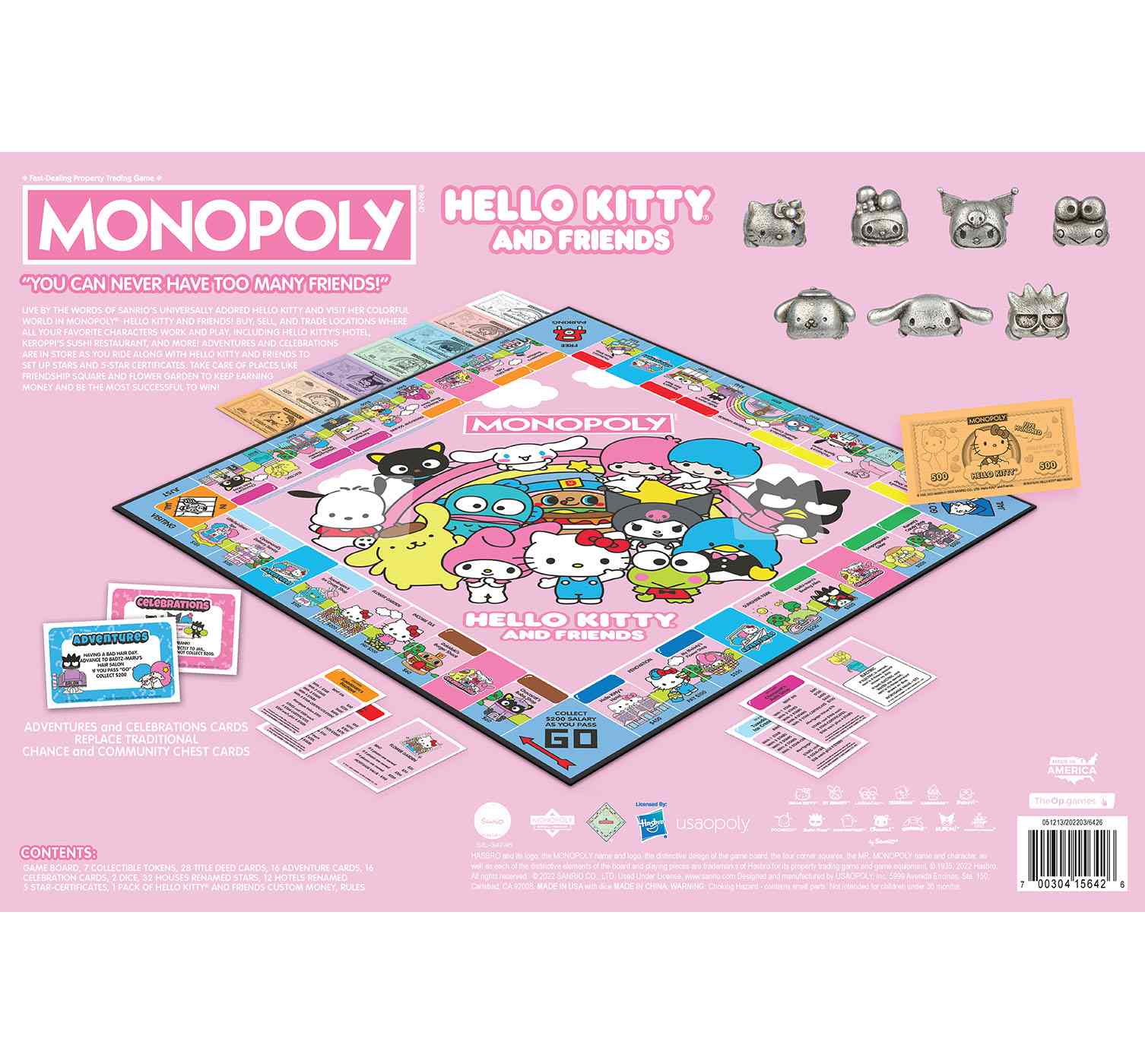 Monopoly Hello Kitty & Friends Edition Board Game; image 3 of 3