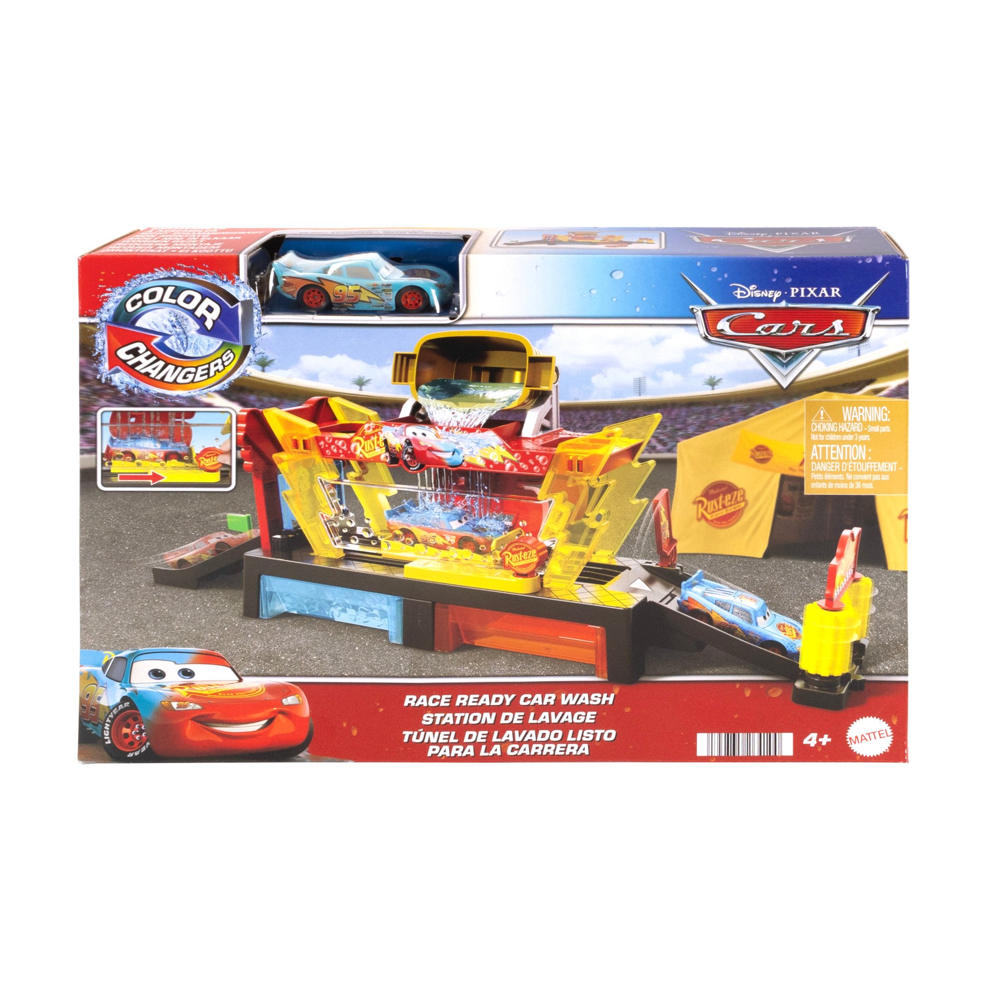 Disney Pixar Cars Color Changers Lightning McQueen Car Wash - Shop Toy ...
