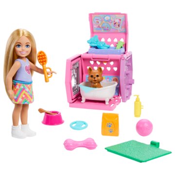 Barbie Family & Friends Chelsea Puppy Carrier Playset