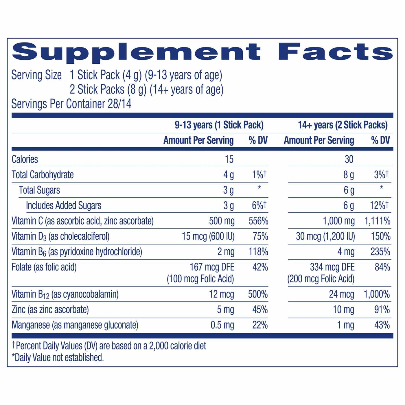 Emergen-C Immune+ Crystals On-The-Go Packets - Berry Lemon; image 2 of 3