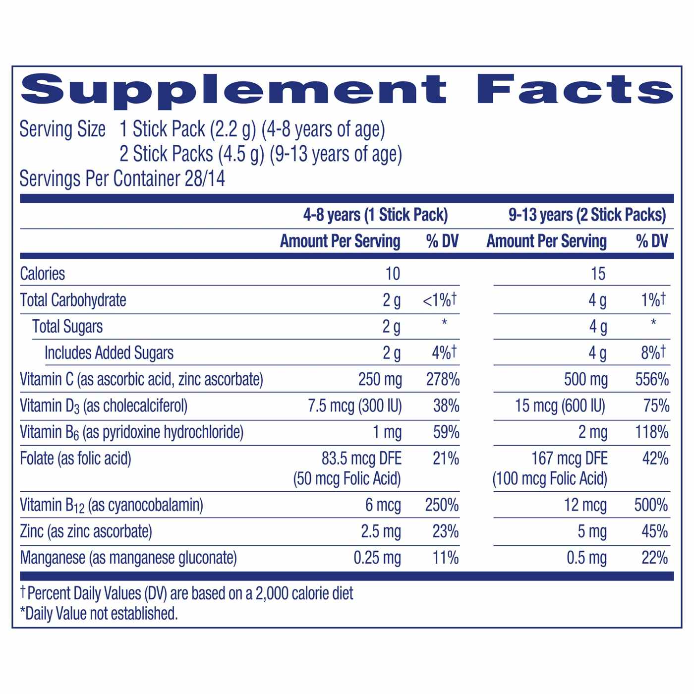 Emergen-C Kids Immune+ Crystals Packets - Tropical Punch; image 2 of 3