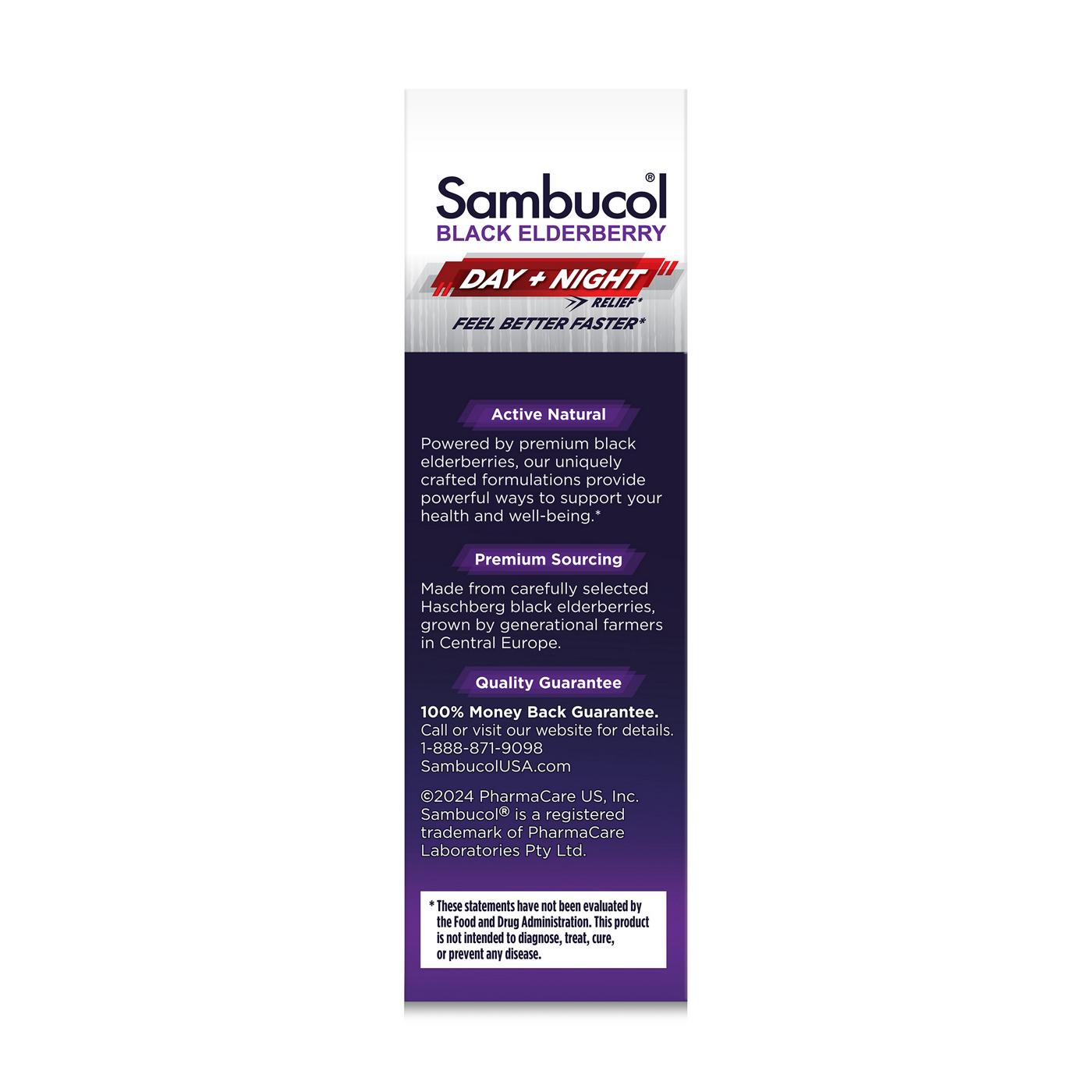 Sambucol Black Elderberry Day + Night Relief Capsules; image 2 of 4