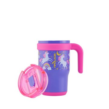 Reduce Kids Coldee Mug Tumbler - Unicorns, 14 oz
